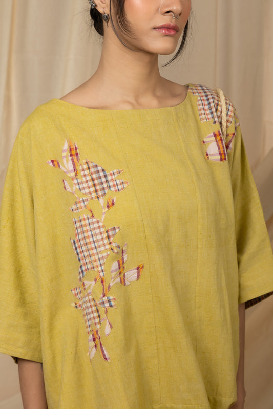 Mustard tunic and trouser set